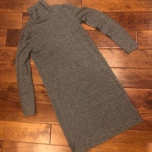 NWOT J.Crew Grey Mock Turtleneck Dress XXS